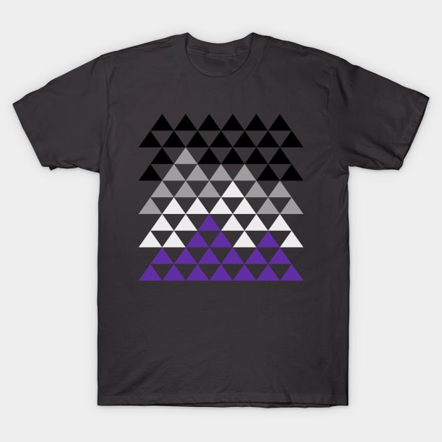 Ace Flag Triangles T-Shirt by UnderwaterSky